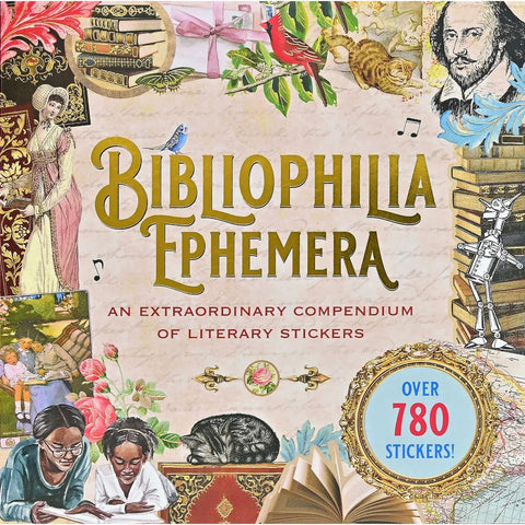 Peter Pauper Press Sticker Book - Bibliophelia Ephemera