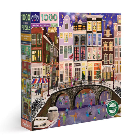 eeBoo 1000pc Puzzle - Magical Amsterdam
