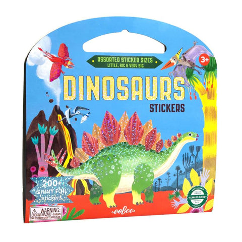 eeBoo Shiny Sticker Book - Dinosaurs