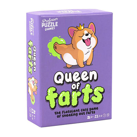 Professor Puzzle Queen of Farts Card Game