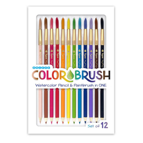 Snifty Colorbrush Watercolor Pencil/Brush Combo Set 12pk