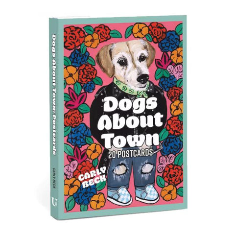 Carly Beck Dogs About Town Postcards 20pk