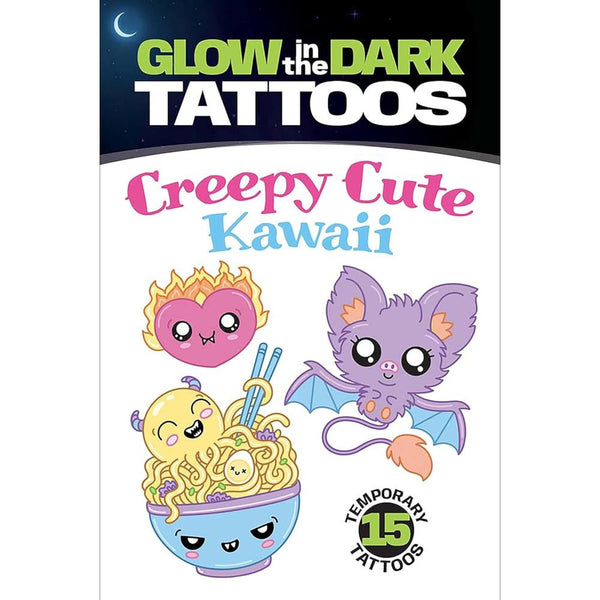 Creepy Cute Kawaii Glow-in-the-Dark Temporary Tattoos by Mary Eakin