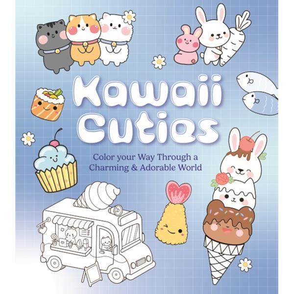 Chartwell Books Colouring Book - Kawaii Cuties