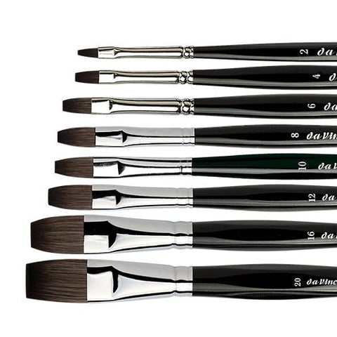 da Vinci Series 5898 CASANEO Watercolour Flat Brushes