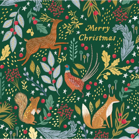 Ling Design Boxed Holiday Cards 10pk - Woodland Animals
