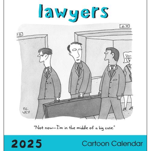 Nelson Line 2025 Wall Calendar - Cartoon Lawyers