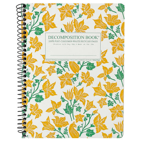 Decomposition Notebook, Coilbound - Squash Blossom