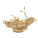 Robotime Rolife DIY Mini Model Kit - Fishing Ship