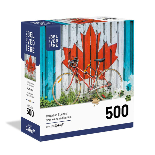 Pierre Belvédère 500pc Puzzle - Cycling Canada