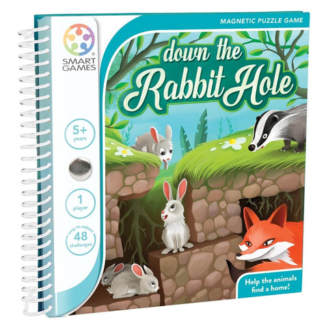 SmartGames Down The Rabbit Hole Magnetic Puzzle Game