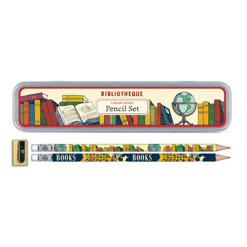 Cavallini Pencil Set 10pk, HB - Library Books