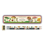 Cavallini Pencil Set 10pk, HB - Mushrooms