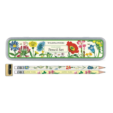 Cavallini Pencil Set 10pk, HB - Wildflowers