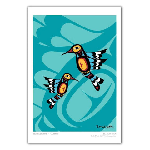 Oscardo Art Card - Francis Dick: Hummingbird