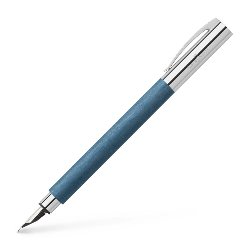 Faber-Castell Ambition Fountain Pen, Blue Resin, Fine – Midoco Art ...