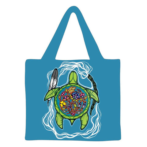 Indigenous Collection Reusable Shopping Bag - Jackie Traverse: Prayers for Turtle Island