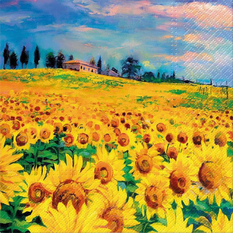Abbott Lunch Napkins - Sunflowers