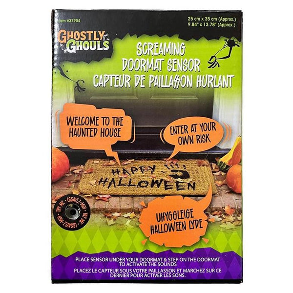 Ghostly Ghouls Screaming Door Mat Sensor