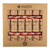 Walpert Holiday Crackers 6pk ECO Vintage Mushrooms