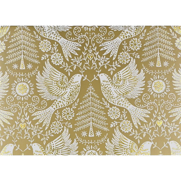 Peter Pauper Press Deluxe Holiday Boxed Cards 20pk - Golden Doves