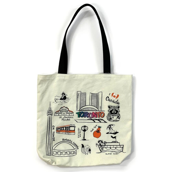 The Doodle Diary Tote Bag - Toronto Icons