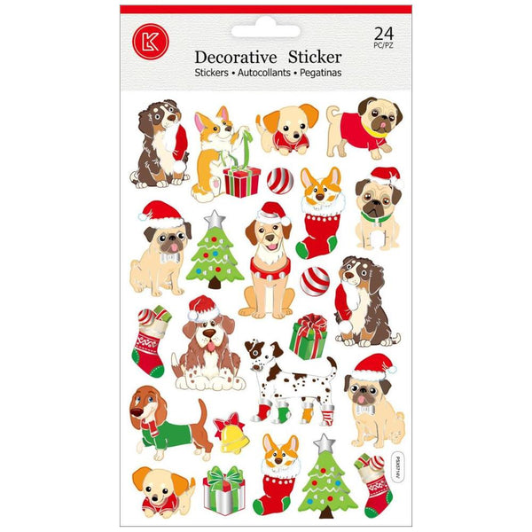 Santa's Secrets Christmas Fun Stickers - Dogs