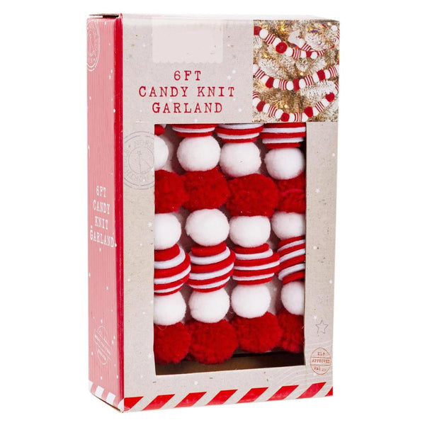 Deco Noel Candy Knit Garland 6ft