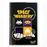 Quo Vadis Lined Notebook - Space Invaders, Black