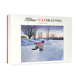 Pomegranate Holiday Cards 12pk B. Kliban: CatSkating