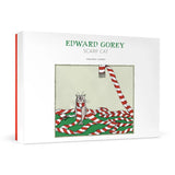 Pomegranate Holiday Cards 12pk Edward Gorey: Scarf Cat