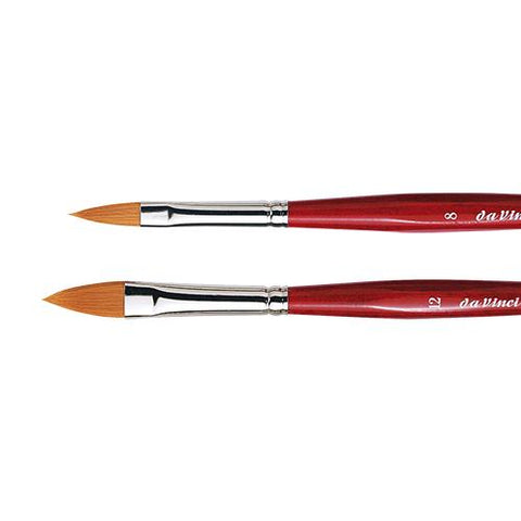 da Vinci Series 5584 COSMOTOP-SPIN Watercolour Oval-Point Brushes