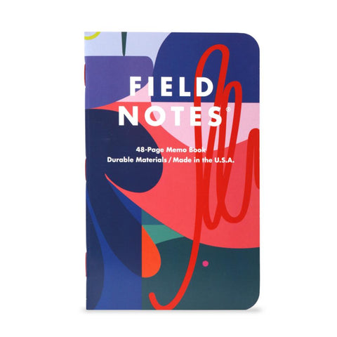 Field Notes Flora Memo Books 3pk Mixed Paper