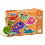 Djeco Puzzle Duo 2pc Puzzles 10pk - Dinos