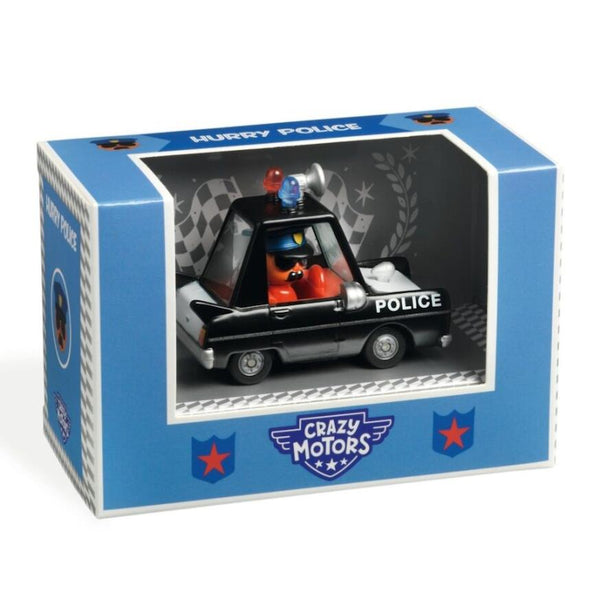 Djeco Crazy Motors Toy Car - Hurry Police