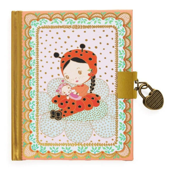 Djeco Tinyly Locked Diary - Minico Secret Notebook