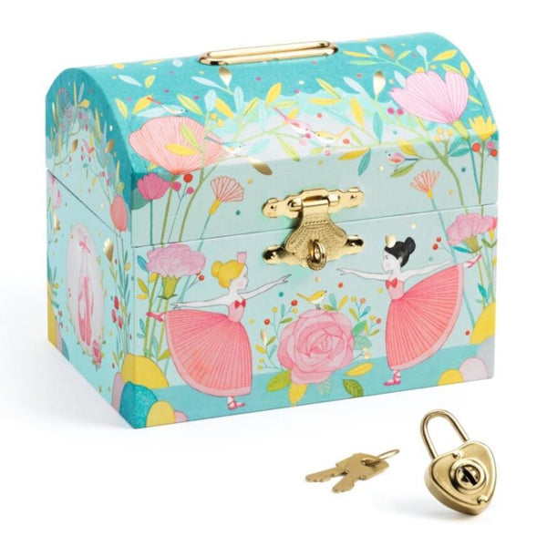 Djeco Locking Money Box - Ballerina