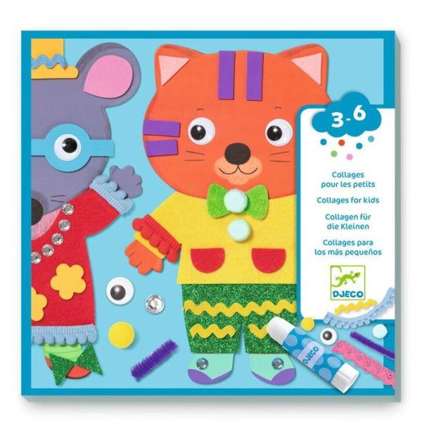 Djeco Collages Kit - Little Sweethearts