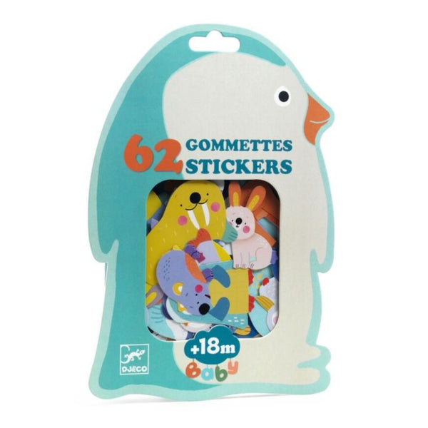 Djeco Sticker Set - Ice Field Animals