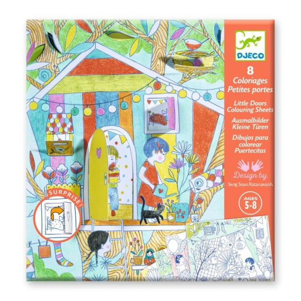 Djeco Colouring Surprises - Nina’s Play Tents