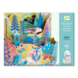Djeco 3D Colouring Kit - On Top Of The World