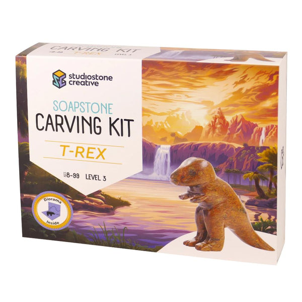 Studiostone Creative Soapstone Carving Kit - T-Rex
