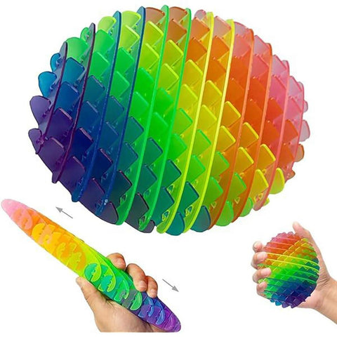 Sensory Worm Fidget Toy - Quad Colour