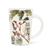Abbott Bone China Mug 14oz Chickadee on Branch