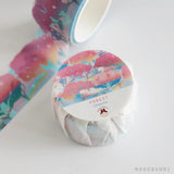Mugobunni Washi Tape, Die Cut - Pastel Rainbow Unicorn