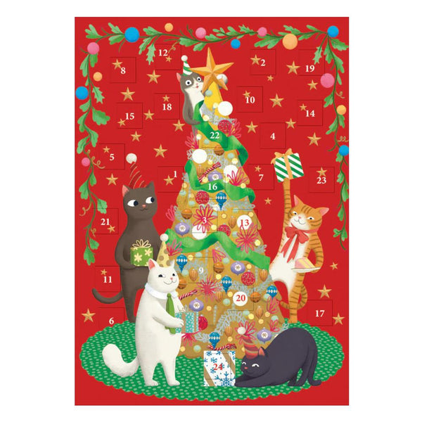 Roger la Borde Advent Calendar Card - Miaow Factor