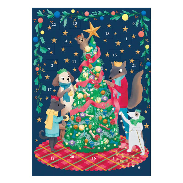Roger la Borde Advent Calendar Card - Bow Wow Wow