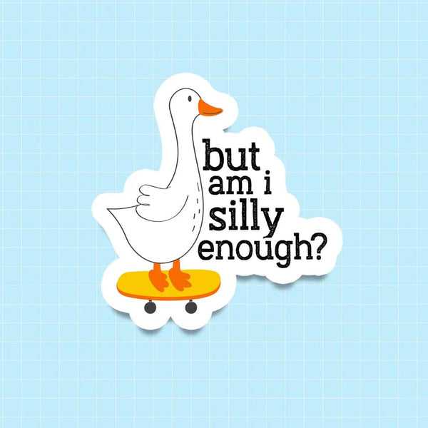 Prickly Cactus Collage Sticker - Silly Goose