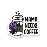 Rebel & Siren Vinyl Sticker - Mama Needs Coffee