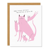 Badger & Burke Greeting Card - Mom, Thanks For Putting Up With Me